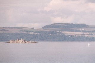 Inchmickery, the Firth of Forth and the Fife Coast