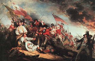 The Battle of Bunker Hill by John Trumbull