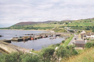 View over Helmsdale