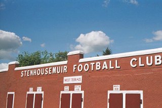 Ochilview Park, home of Stenhousemuir Football Club
