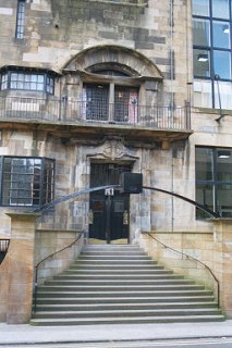 Entrance, Mackintosh Building, Glasgow School of Art