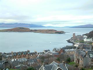 View from Oban over the Sound of Kerrera