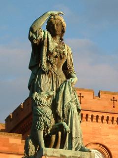 Flora MacDonald Statue at Inverness Castle