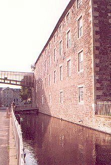 The Institute and Mill Lade, New Lanark