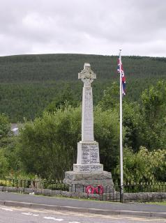 War memorial at Pittentrail