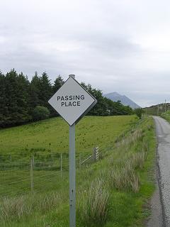 A common sign in the Highlands