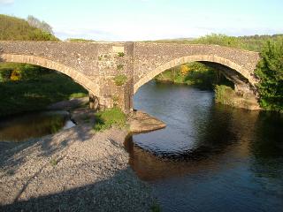 The Ardstinchar Bridge and River Stinchar at Ballantrae