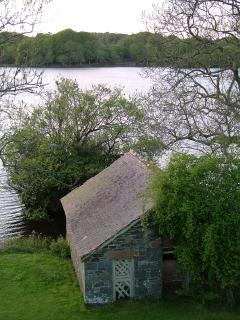 Boat House on Lochnaw Loch
