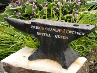 Anvil at Prince Charlie's Cottage, Gretna Green
