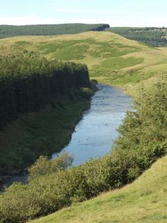 River Esk and the Castle O'er Forest