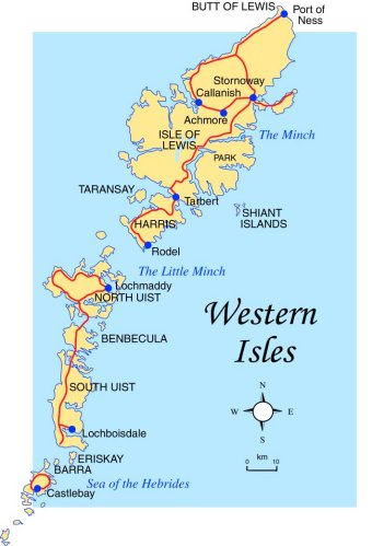 Western Isles Map