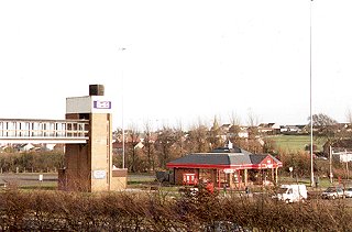 Harthill Services on the M8 motorway